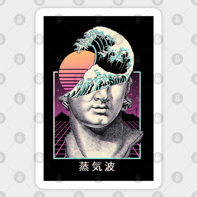 Great Vaporwave Magnet by Vincent Trinidad Art